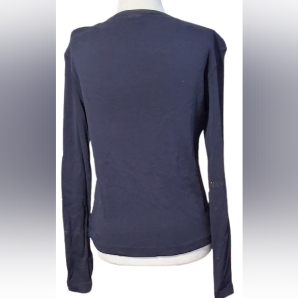 NWOT Ralph Lauren Dark Blue Long Sleeve Tee, Size Large - Picture 3 of 6